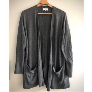 Lou & Grey Tunic Pocket Cardigan